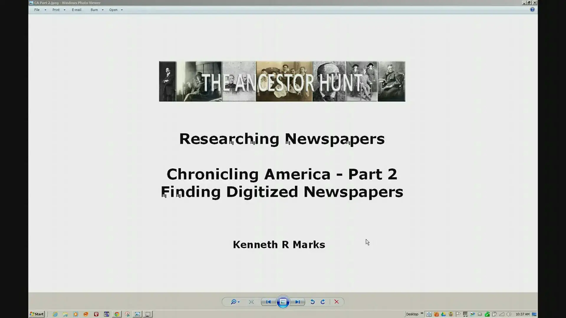 'Video thumbnail for Chronicling America - Part 2 - Finding Digitized Newspapers'