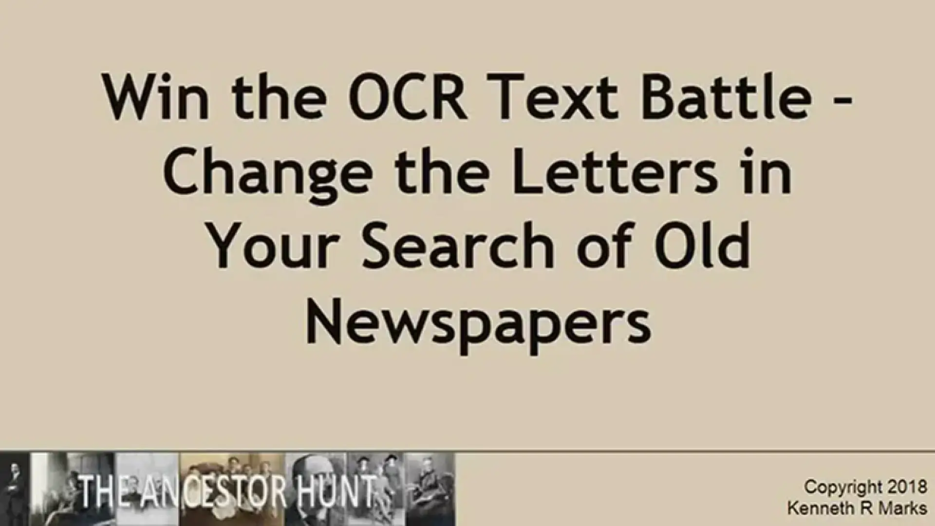 'Video thumbnail for Win The OCR Text Battle - Change the Letters in Your Search'