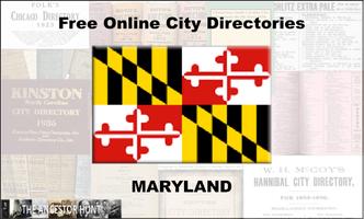 Free Online Maryland City Directories – The Ancestor Hunt