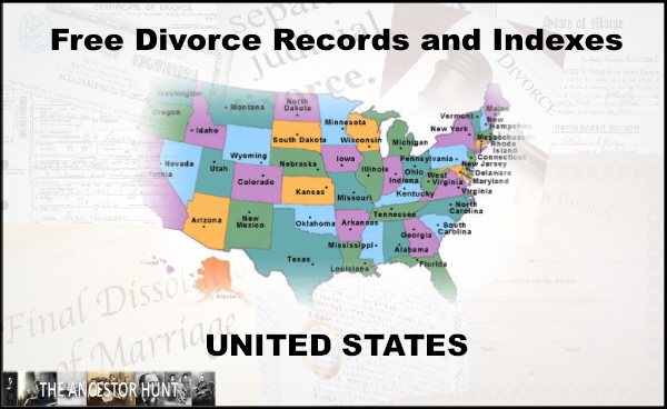 free divorce records search