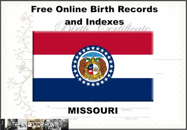 state of missouri birth records