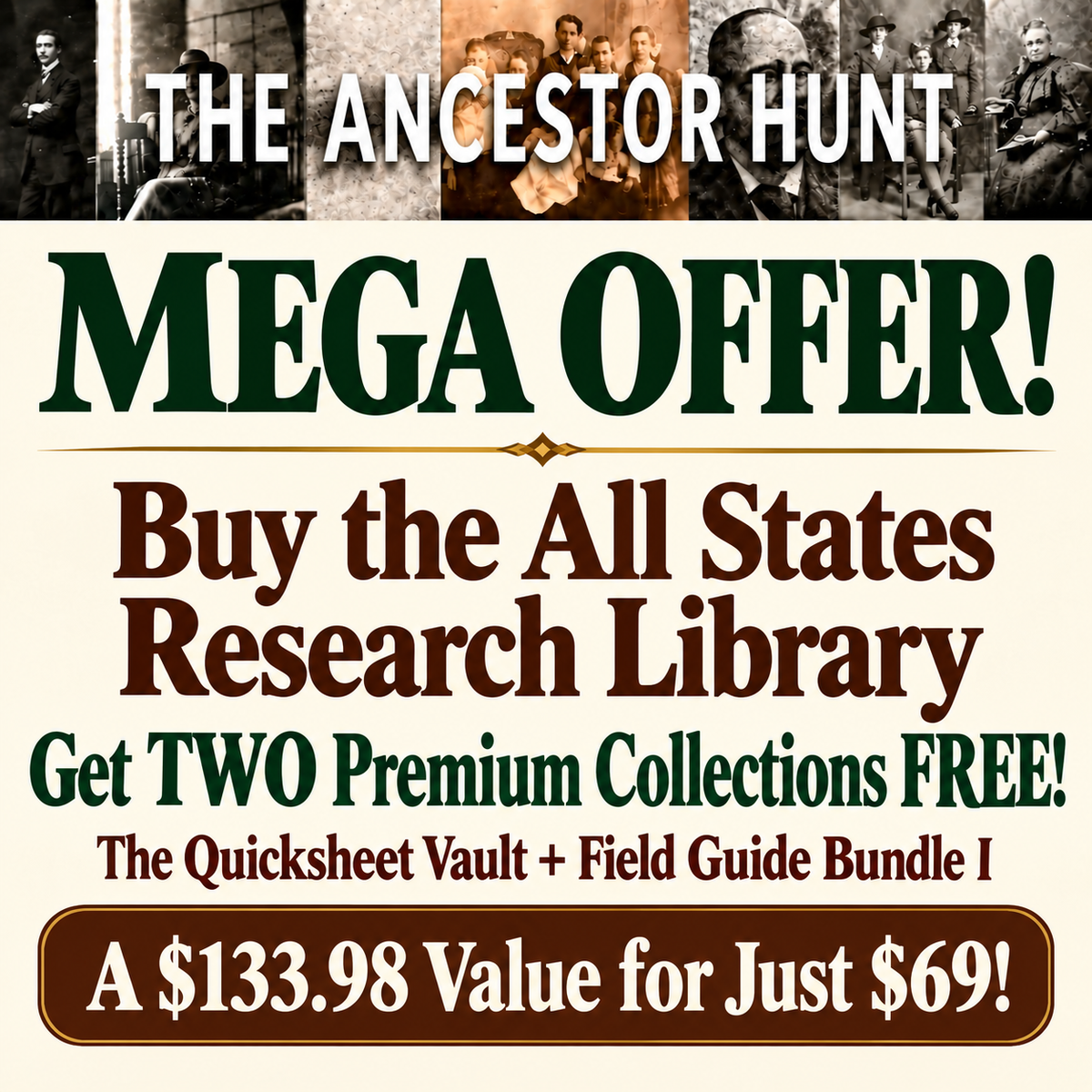 The Ancestor Hunt Mega Offer — Our Biggest Deal Yet - The Ancestor Hunt